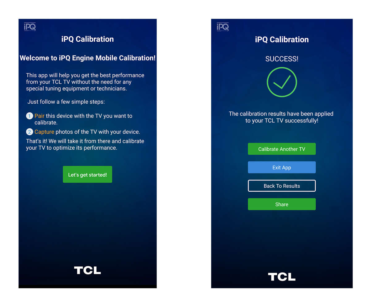 iPQ Mobile Calibration App