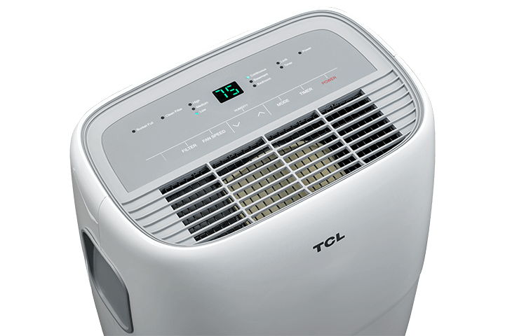 TCL 20 Pint Dehumidifier TDW30E19 - Top