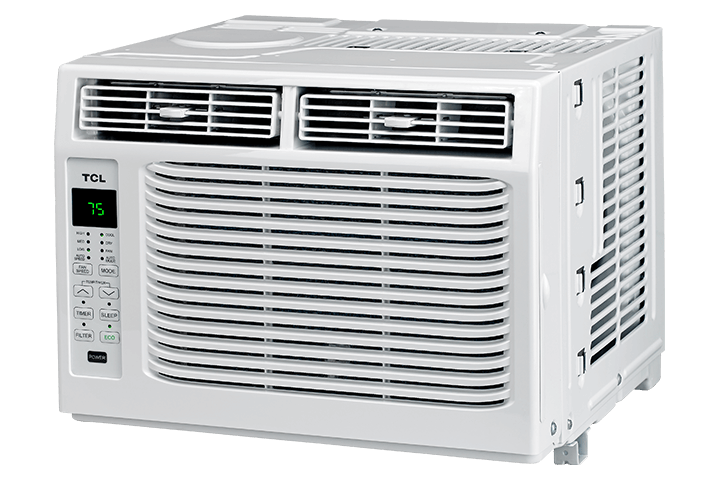 6,000 BTU Window Air Conditioner - Angled