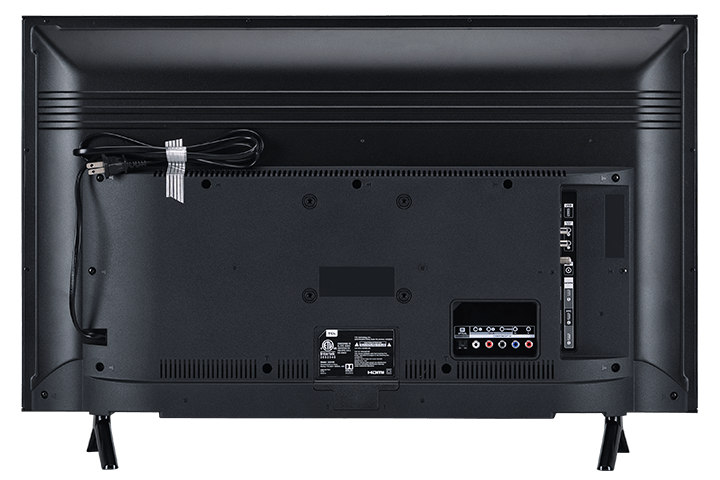 TCL 32" Class D1-Series LED HDTV- Back View