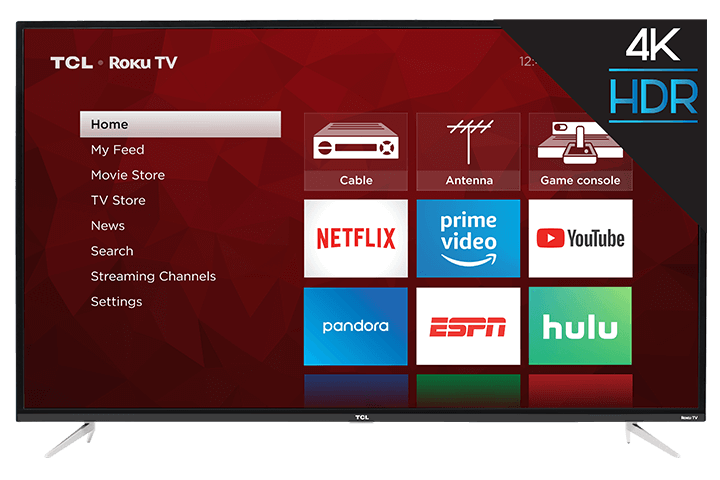 TCL 50" Class 4-Series 4K UHD HDR Roku Smart TV - 50S423