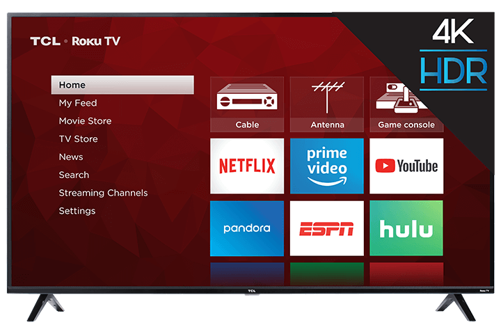 TCL 65" Class 4-Series 4K UHD LED Roku Smart TV 65S405