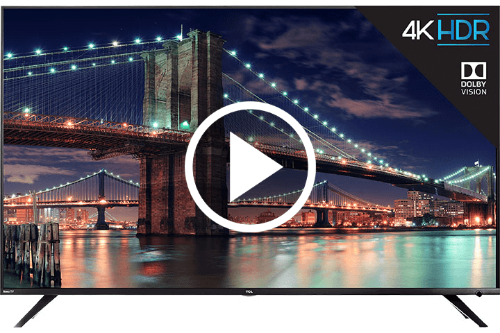 TCL 55" Class 6-Series 4K UHD Dolby Vision HDR Roku Smart TV - Video