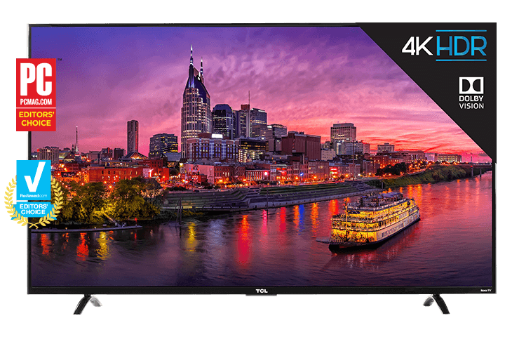 TCL 55" Class P-Series 4K UHD Dolby Vision HDR Roku Smart TV - 55P607 