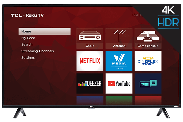 TCL 55" Class 4-Series 4K UHD HDR Roku Smart TV - 55S425